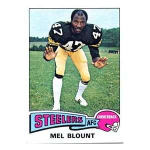  Mel Blount Unsigned 1975 Topps Card