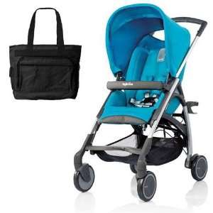   Inglesina AG54D5LBLUS AVIO Stroller with Diaper Bag   Light Blue Baby