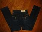 Vintage w/Tags Girls Juniors Denim MAVERICK Super Dark 