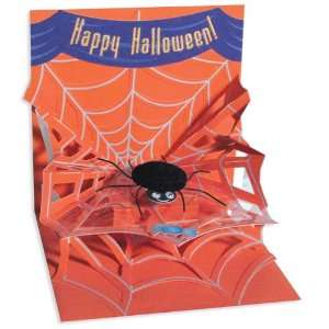  Spider Web Pop up Halloween Card 