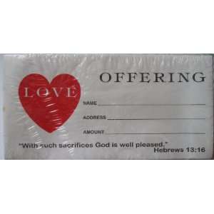  Love Offering Envelopes 