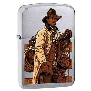 Rodeo Cowboy 1941 Replica Western Zippo Lighter Rare