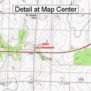  USGS Topographic Quadrangle Map   Boyd, Wisconsin (Folded 