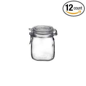 Bormioli Rocco 37 3/4 Oz Clear Top Fido Jar   Case  12  