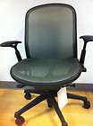 CHADWICK OFFICE CHAIR BY KNOLL FLOOR SAMPLE GREEN ADJUSTABLE MODEL
