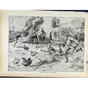  Boer War By Richard Danes Replenishing Larder Print