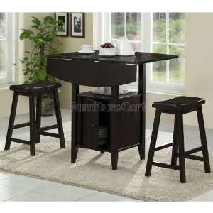  Homelegance Brianna 3 Piece Counter Height Dinette 5321 