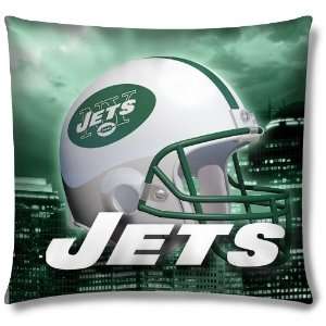  New York Jets Toss Pillow 18x18   NFL Football Sports Fan Shop 