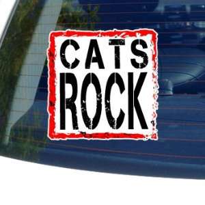  Cats Rock   Window Bumper Laptop Sticker Automotive