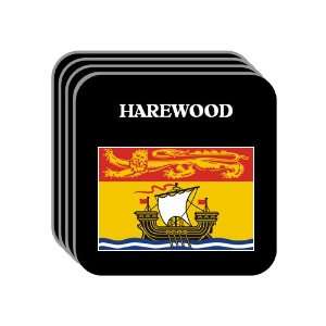  New Brunswick   HAREWOOD Set of 4 Mini Mousepad Coasters 