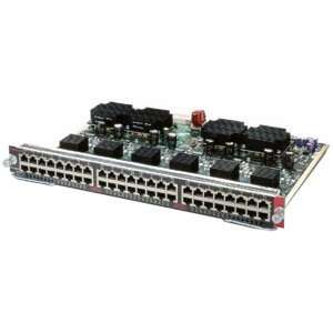 Cisco 48 Port Gigabit Ethernet Line Card with PoE. CATALYST 4500 POE+ 