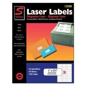   250 / Box   30/Sheet   Laser, Inkjet   Bright White