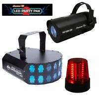   Pack 2   3 LED Light Effects Disco Party Set BNIB RRP £179  