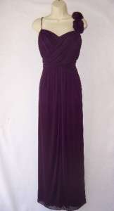 Betsy & Adam Woman Burgundy Ruched Formal Gown Long Dress 20W 20 NWT 