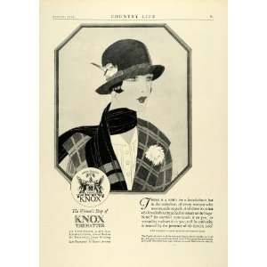   Hat Fashion Art Deco Millinery   Original Print Ad