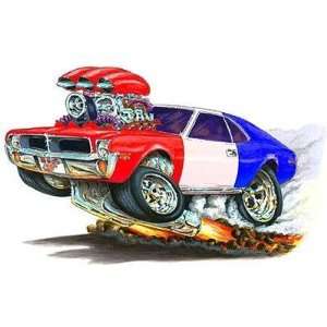 24 *Firebreather* AMC AMX 390 Muscle cartoon Car Wall Graphic Color 