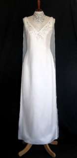 MWT Jessica McClintock Ivory Satin Wedding Dress Size 12  