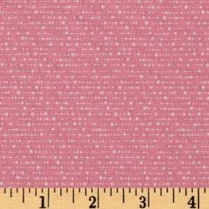  44 Wide Antoinette Mille Feuille Rouge White/Pink Fabric 
