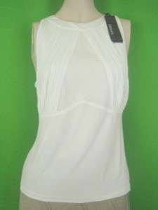 GIANNI VERSACE ITALY NEW White Tank Top Blouse M (44)  