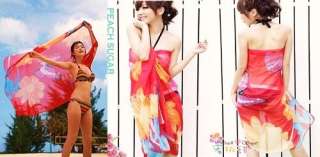   Bikini Chiffon Sexy Wrap Skirt Dress Sarong Beach Cover Up Scarf S35