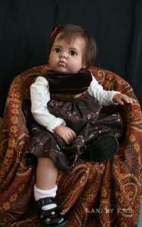   real ethnic reborn toddler girl RANI. Donna Rubert kit.F.R.C.  