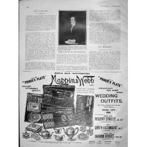  1904 PORTRAIT CHARLES TOWNSHEND REYNOLDS MAPPIN WEBB