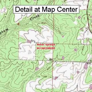   Map   Heber Springs, Arkansas (Folded/Waterproof)