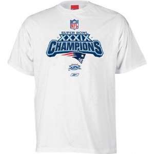  New England Patriots Super Bowl XXXIX Champions Official 