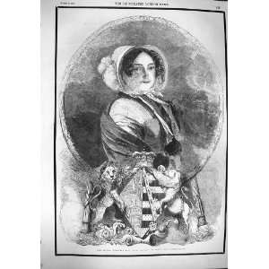  1861 PORTRAIT HER ROYAL HIGHNESS DUCHESS KENT