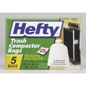  Hefty E2 1218 5 Count Trash Compactor Bags