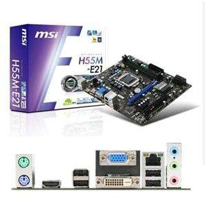  MSI, MSI H55 Socket1156 Motherboard (Catalog Category Motherboards 