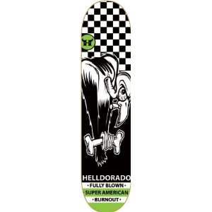  Helldorado Vulture Deck 8.0 Green Skateboard Decks 