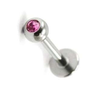  Labret steel Mouche pink. Jewelry