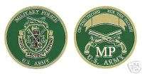 US ARMY MILITARY POLICE MP CHALLENGE COIN  