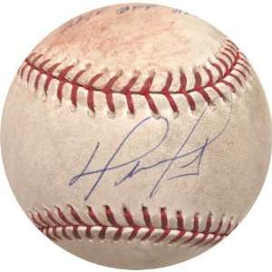 David Ortiz Autographed Game Used Baseball with Walk Off HR 9 12 2007 
