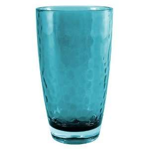  Tropix Hammer Turquoise Highball Glass