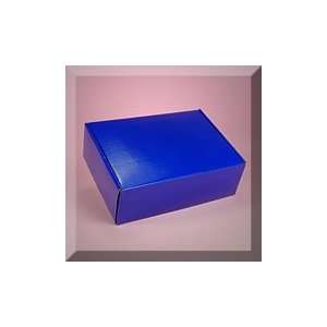   50ea   13 X 10 X 2 Royal Blue Corrugated Tuck Top Box