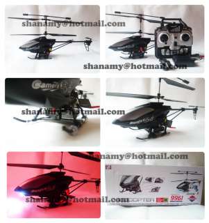 3CH 9961 Gyro RC Helicopter With Camera & SD L41CM HOT  