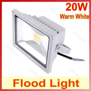 Waterproof Outdoor LED 20W High Power Flood Light WashLight Lamp Warm 