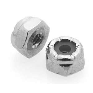 Zinc Plated Steel Locking Hex Nut  Industrial & Scientific
