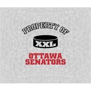 Property Of NHL Hockey Blanket/Throw Ottawa Senators   Fan Shop Sports 