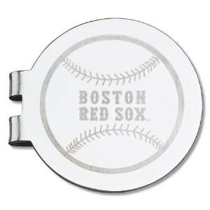  Boston Red Sox Laser Etched Money Clip   Baseball Shape 