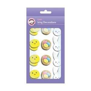  Wilton Icing Decorations Easter 12/Pkg; 3 Items/Order 