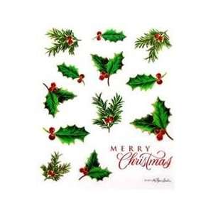  Christmas Holly Scrapbook Stickers