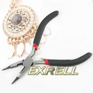 1pcs 4 in 1 round nose plier wire jewelry Cutter beading tool for 