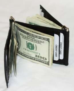 MONEY CLIPS in 1 Wallet Black Leather Z shape  