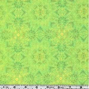   Dee Zoo Abstract Lime Green Fabric By The Yard Arts, Crafts & Sewing