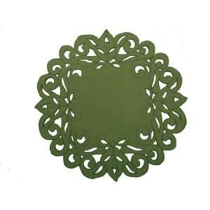  Homewear Cutwork and Embroidery 16 Inch Round Placemat 