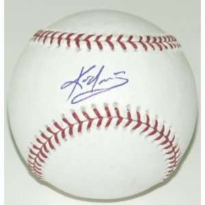  Kevin Youkilis Boston Red Sox Autographed MLB Baseball 