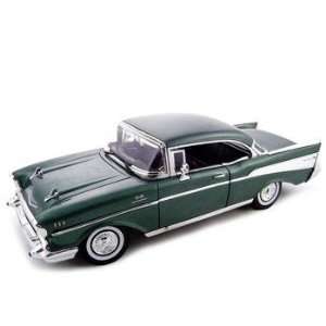  1957 Chevrolet Bel Air HT Green Diecast Model 118 